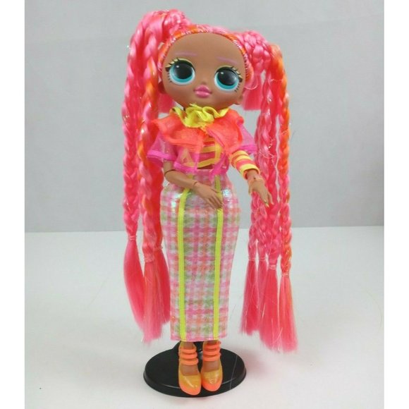 LOL Surprise! OMG Lights Dazzle 9.5" Doll & Accessories Glows Under Blacklight - Picture 1 of 6